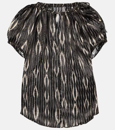 Isabel Marant Sonae printed silk-blend top 1