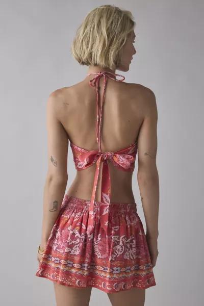 BDG BDG Marcy Halter Tie-Back Crop Top & Mini Skirt Set