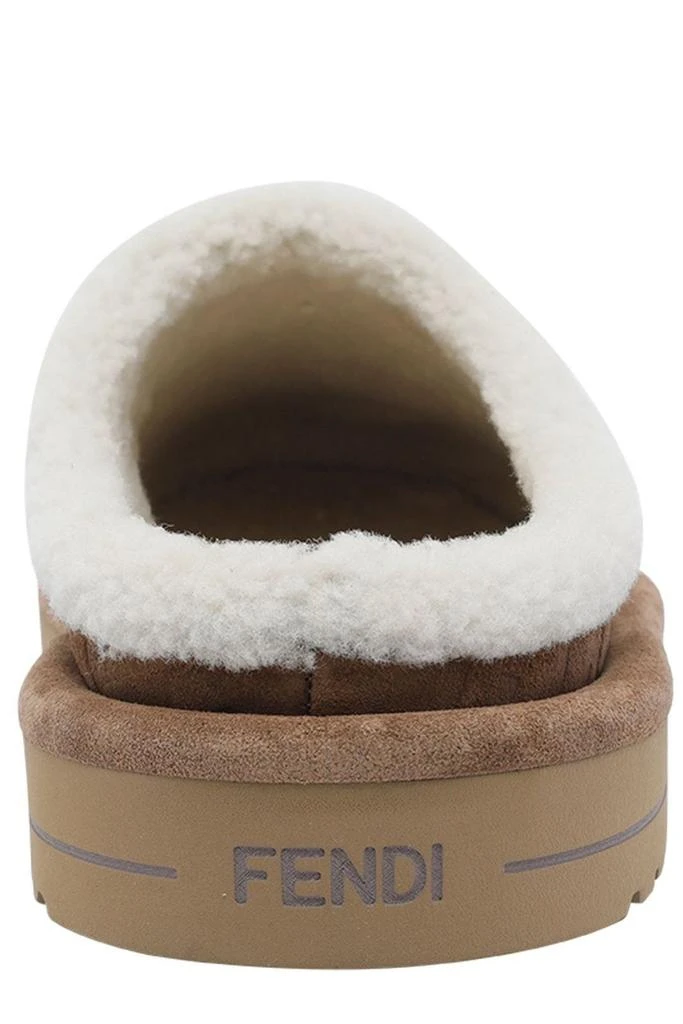 Fendi Fendi FF Embeoosed Slip-On Sabots 3