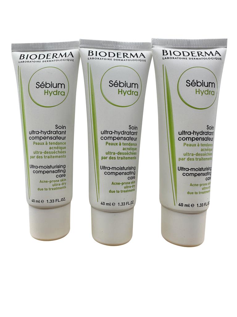 Bioderma Bioderma Sebium Hydra Ultra Moisturizing Compensation Care 1.33 OZ Set of 3