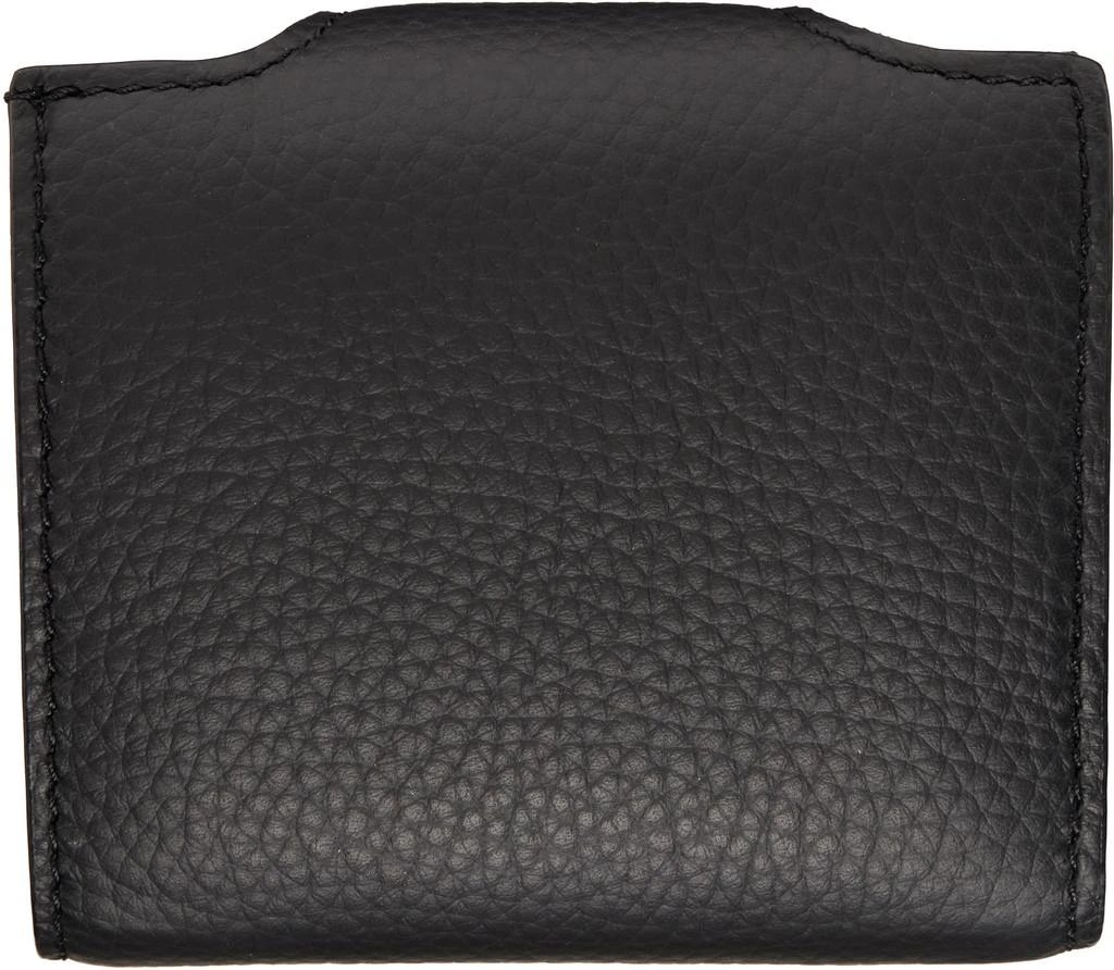A.P.C. Black Charles Trifold Wallet 2