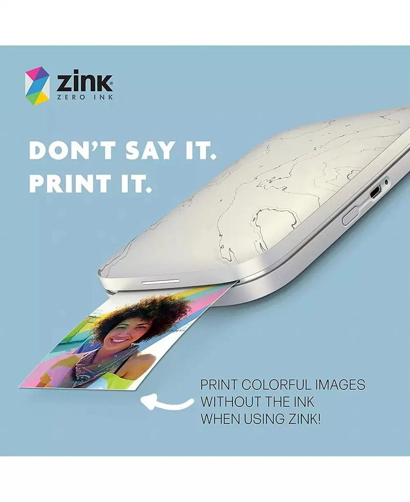 HP Sprocket 2.3x3.4” Premium Zink Sticky Back Photo Paper - 20 Sheets 2