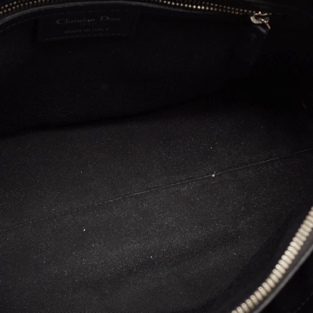 Dior Dior Black Macrocannage Leather Soft Chain Tote 8