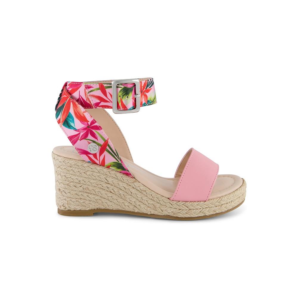 Jessica Simpson Little and Big Girls Asha Cuff Wedge Open Toe Sandals