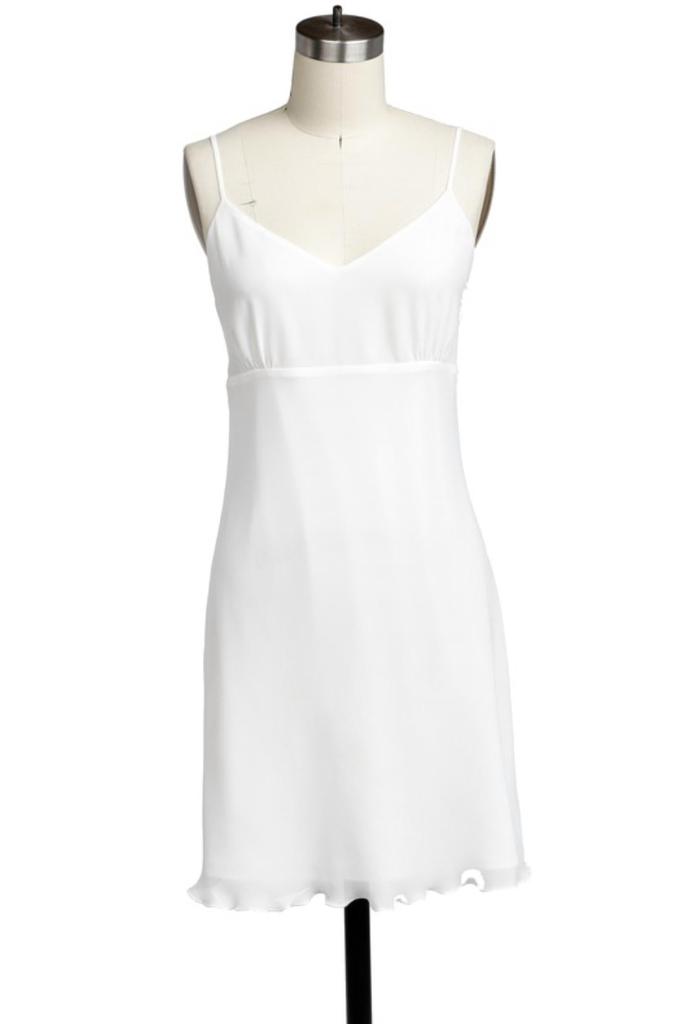 Naked Zebra Mini Dress with Ruffle Hem