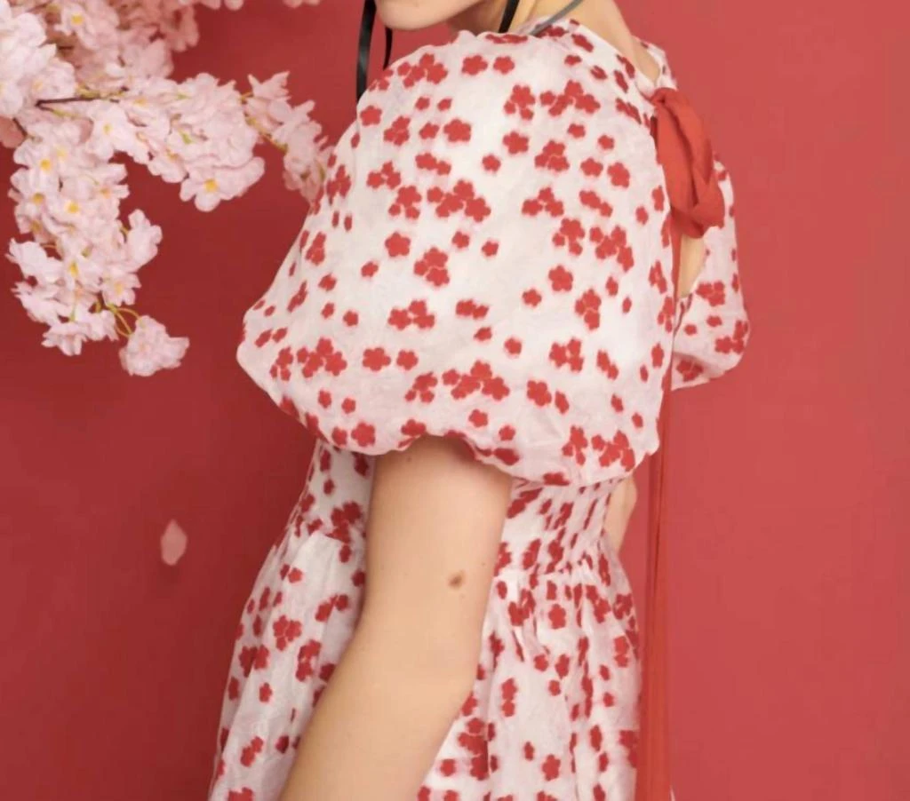 Sister Jane Sister Jane - Dream Sakura Jacquard Mini Dress 6