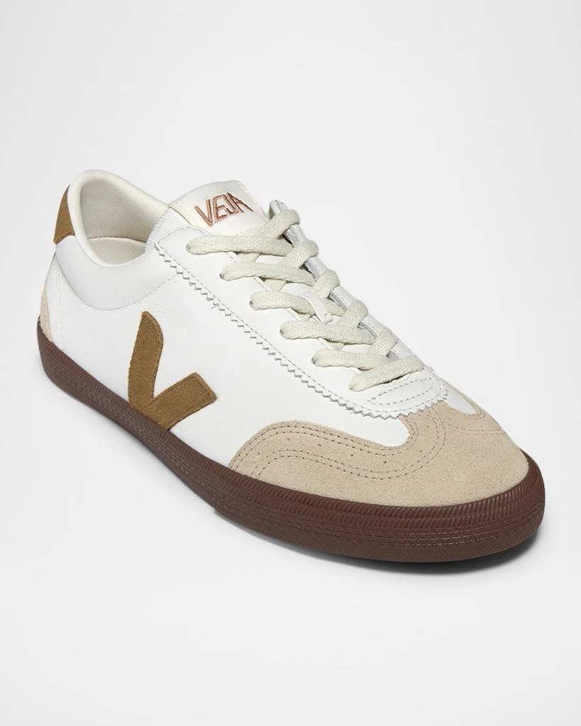 Veja Volley Mixed Leather Wing-Tip Sneakers 2
