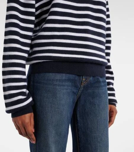 Khaite Viola striped cashmere-blend sweater 5