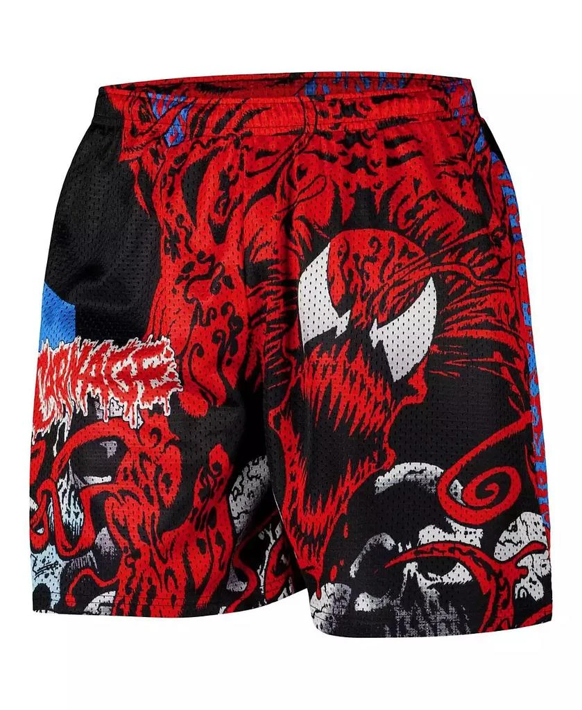 Chalk Line Men's Red/Black Venom Carnage Mind Bomb 1996 Retro Shorts 3