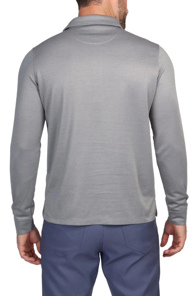 TailorByrd Long Sleeve Modal Polo 2