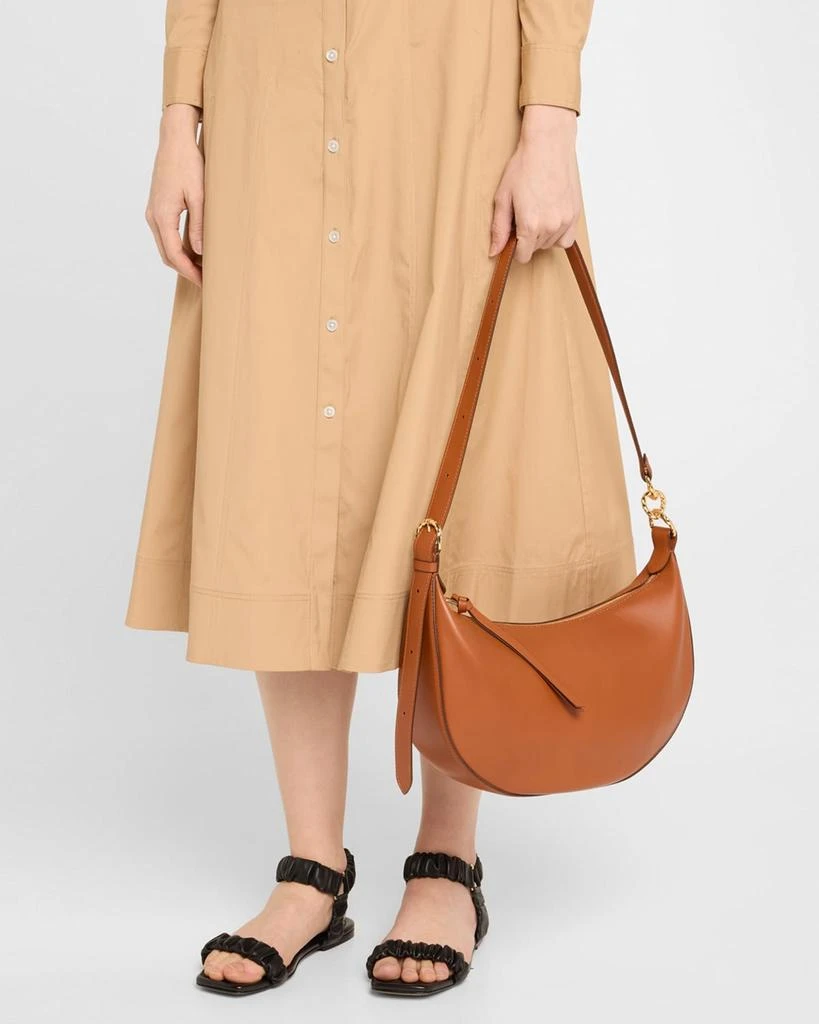 Ulla Johnson Twyla Small Calf Leather Hobo Bag 2