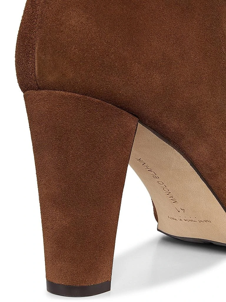 Manolo Blahnik Calassohi Suede Slouchy Knee-High Boots 3