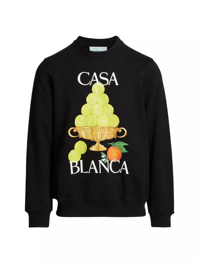 Casablanca L'Artiste Printed Crewneck Sweatshirt 1