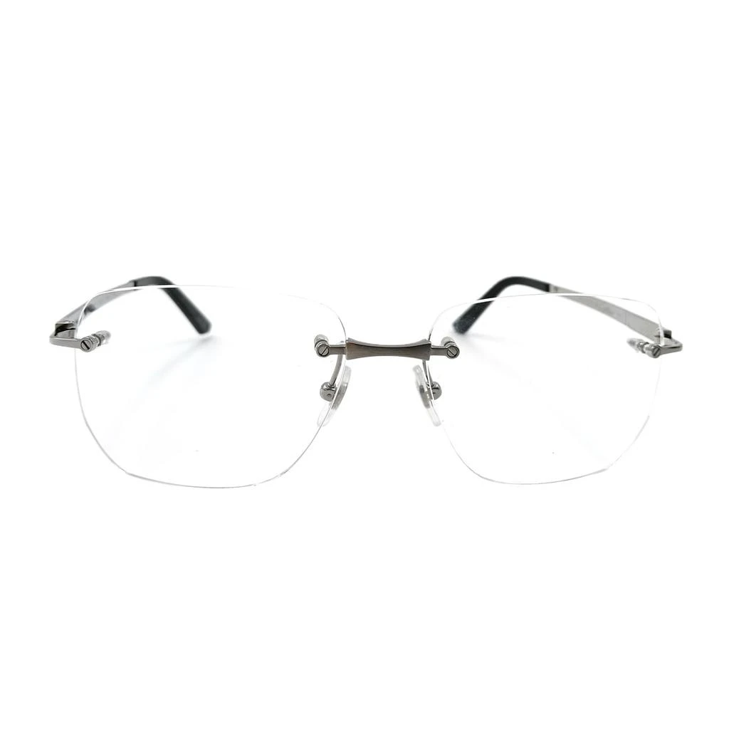 Cartier Eyewear Cartier Ct0512o Santos De Cartier 003 Ruthenium Glasses 1