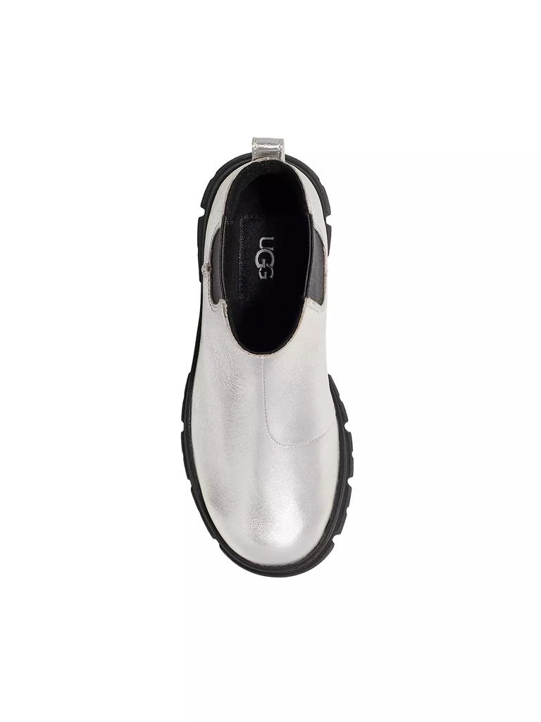 UGG Little Girl's & Girl's Ashton Chelsea Leather Boots 5