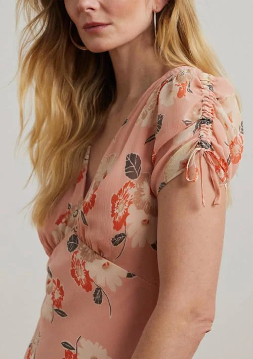 Ralph Lauren Ralph Lauren Floral Georgette Short Sleeve Dress 3
