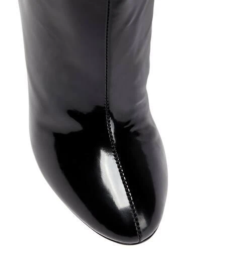 Giambattista Valli Suede-trimmed PVC knee-high boots 6