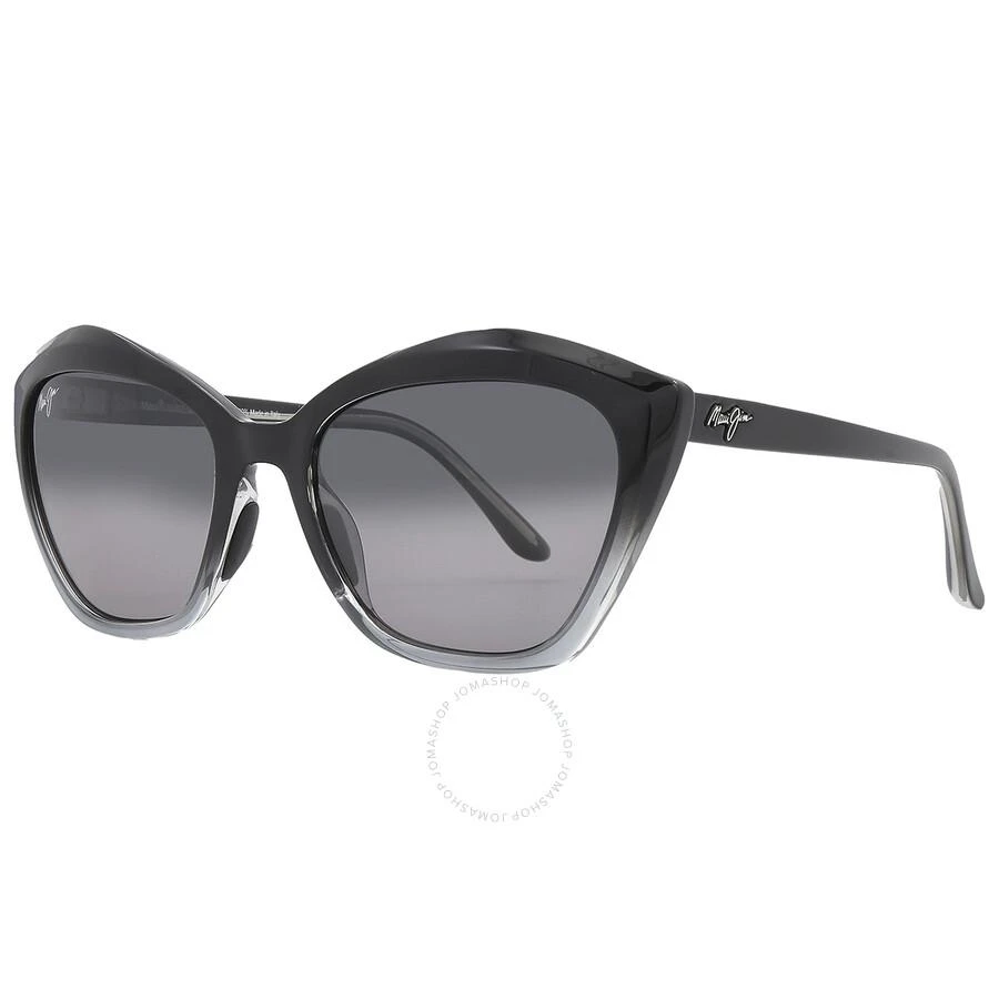 Maui Jim Lotus Neutral Grey Butterfly Ladies Sunglasses GS827-02J 56 3