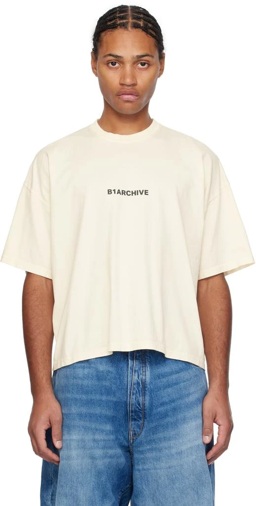 B1ARCHIVE Off-White Crewneck T-shirt 1