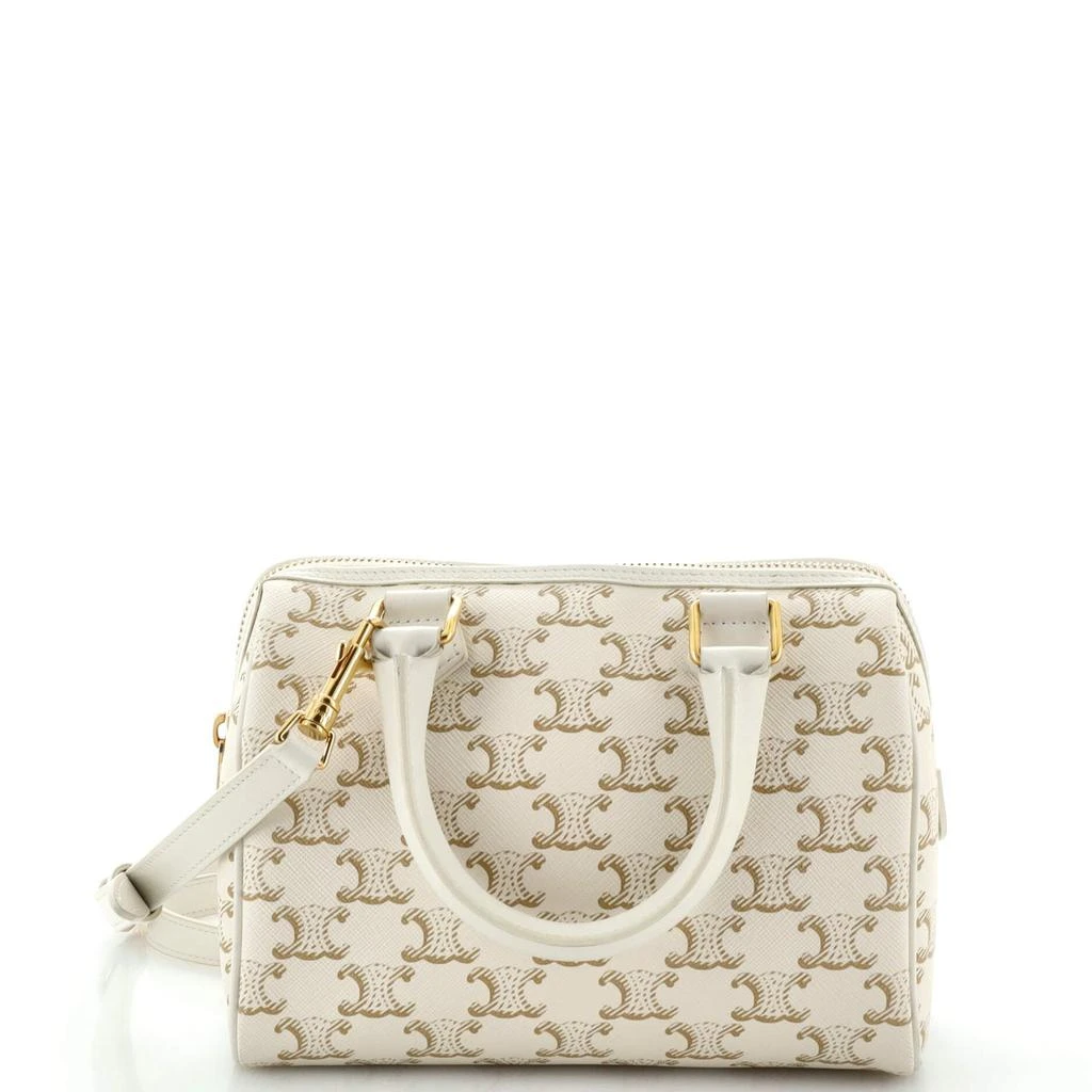 Celine Boston Bag Triomphe Coated Canvas Small 1