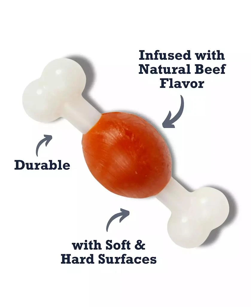 Country Living Nylon Beef Bone Dog Chew Toy – Durable TPR Nylon for Healthier Teeth and Gums, Perfect for Small Breeds 7