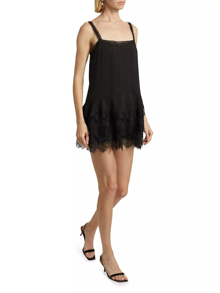 Reformation Cleodora Lace-Trim Slip Minidress 2