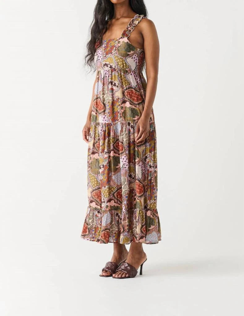 Dex Dex - Paisley Medallion Tiered Midi Dress 2