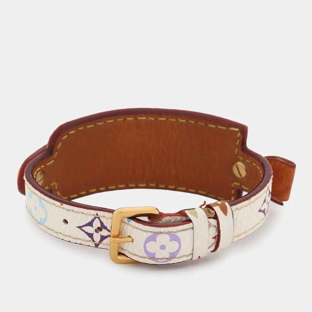 Louis Vuitton Louis Vuitton White Monogram Multicolore Bow Address Wish Bracelet  1