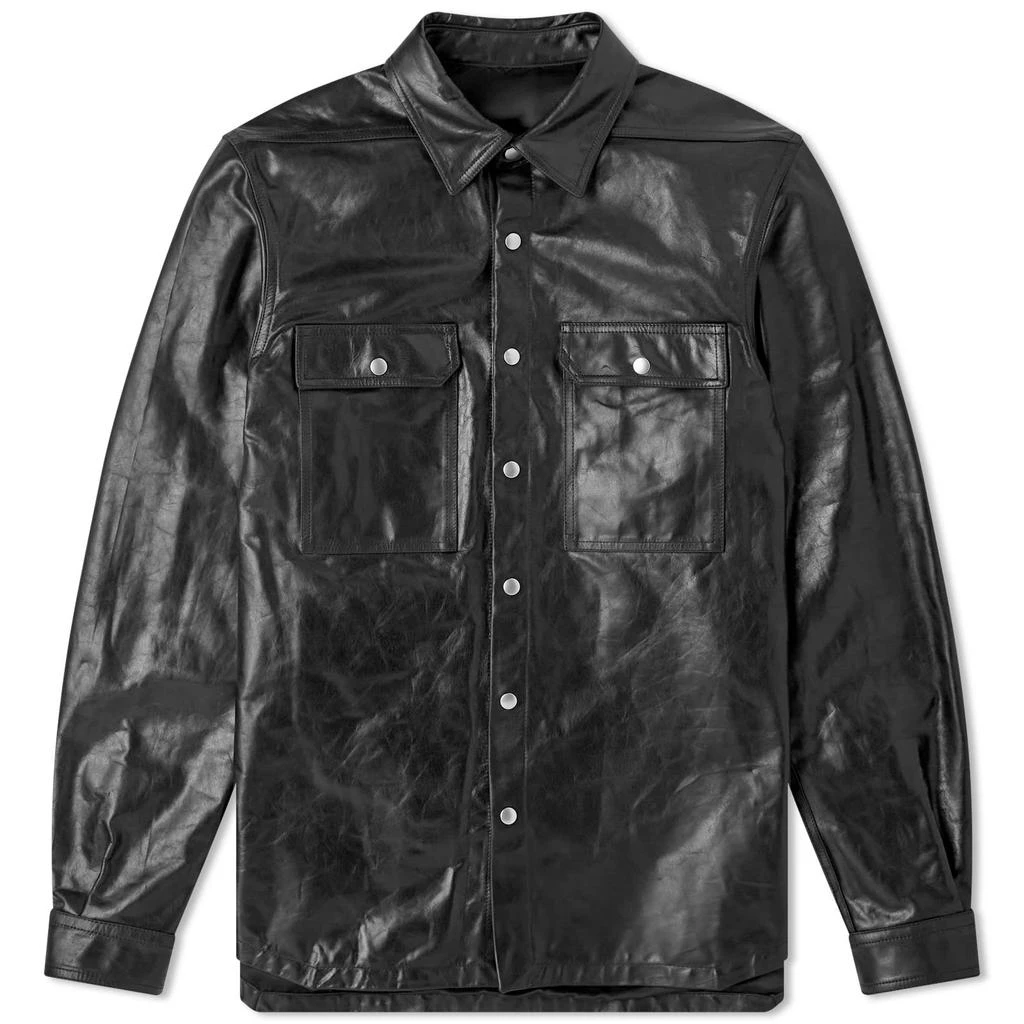Rick Owens Rick Owens Leather Outershirt - Jackets - Free Shipping 