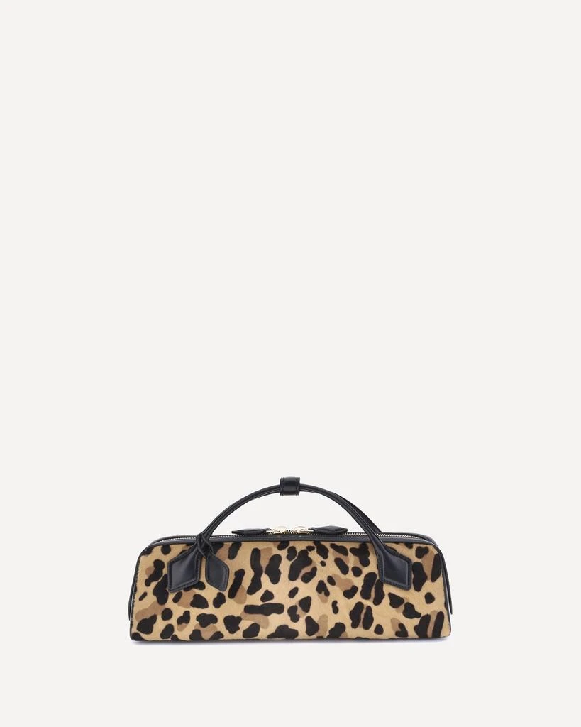 Alaïa Teckel Leopard-Print Calf Hair Handbag 1