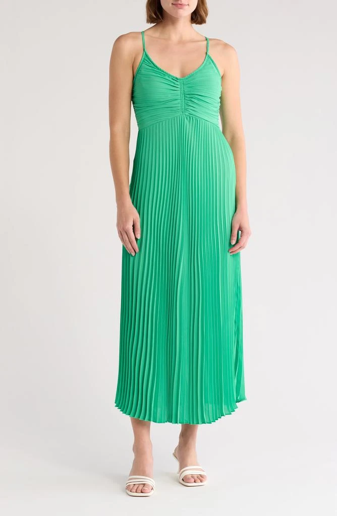 Pleated Sleeveless Maxi Dress  On Sale Now with Up to 88% Off | Discover  Exclusive Deals & Savings at BeyondStyle  Authentic Nanette Lepore dress| dresses|female|women|clothing with Limited-Time Discounts, Free Shipping,  and