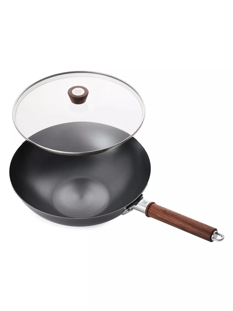 ZWILLING J.A. Henckels Dragon 12'' Carbon Steel Wok &amp; Lid 6