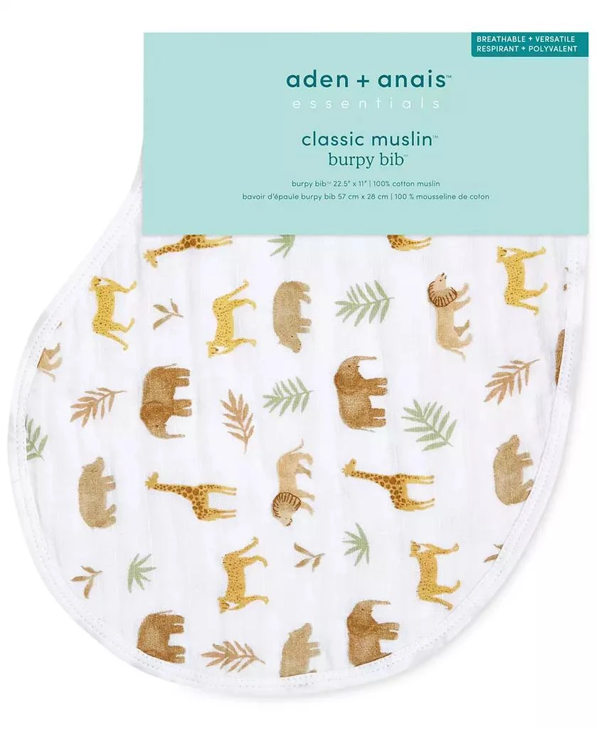 aden + anais aden + anais Baby Boys or Baby Girls Tanzania Print Burpy Bib 3