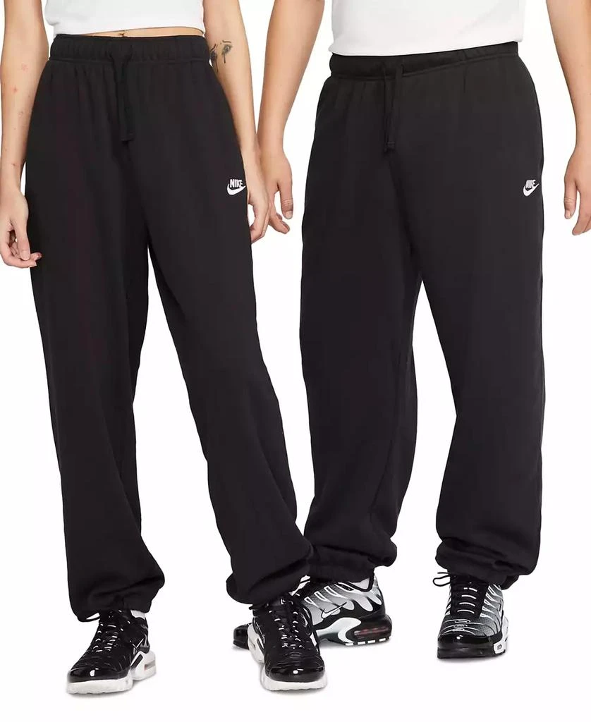 Nike Women's Sportswear Club Fleece Mid-Rise Oversized Sweatpants 7