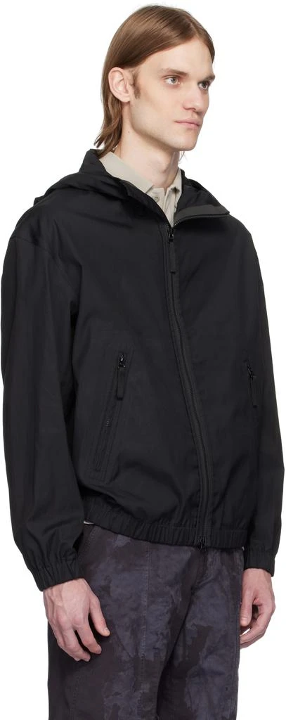 Shop Black Supima Cotton Canvas Non-Aqueous Dyeing Jacket on Sale
