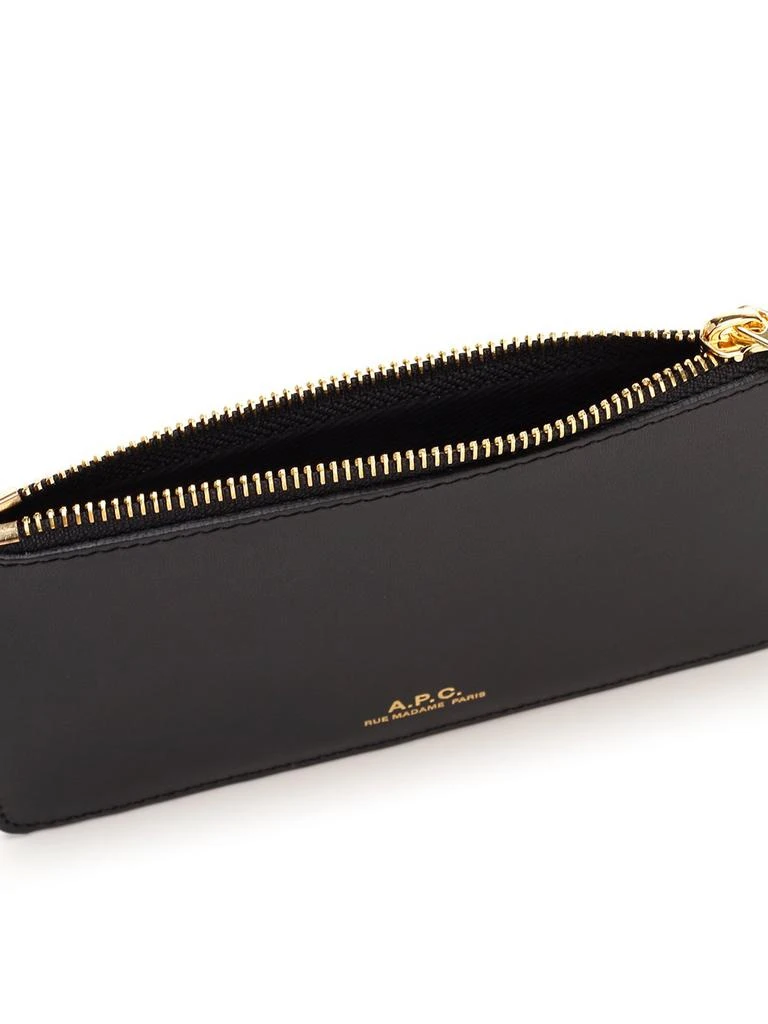 A.P.C. A.P.C. Willow Logo Embossed Card Holder 4