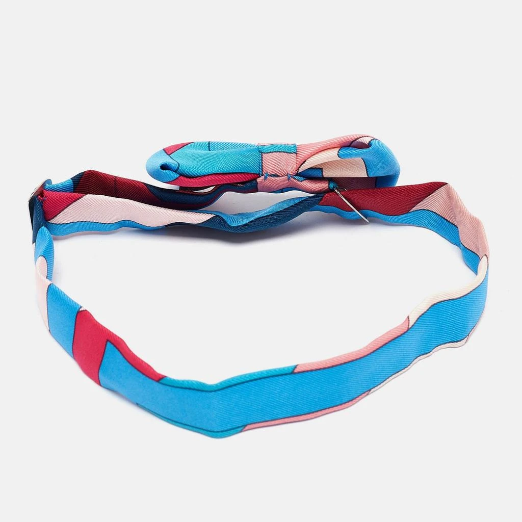 Hermes Hermès Multicolor Printed Silk Bow Tie 2