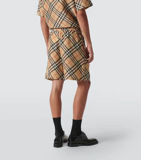 Burberry Burberry Check silk Bermuda shorts 4