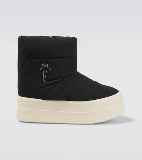 Rick Owens Mega Bumper Lunar biker boots 1