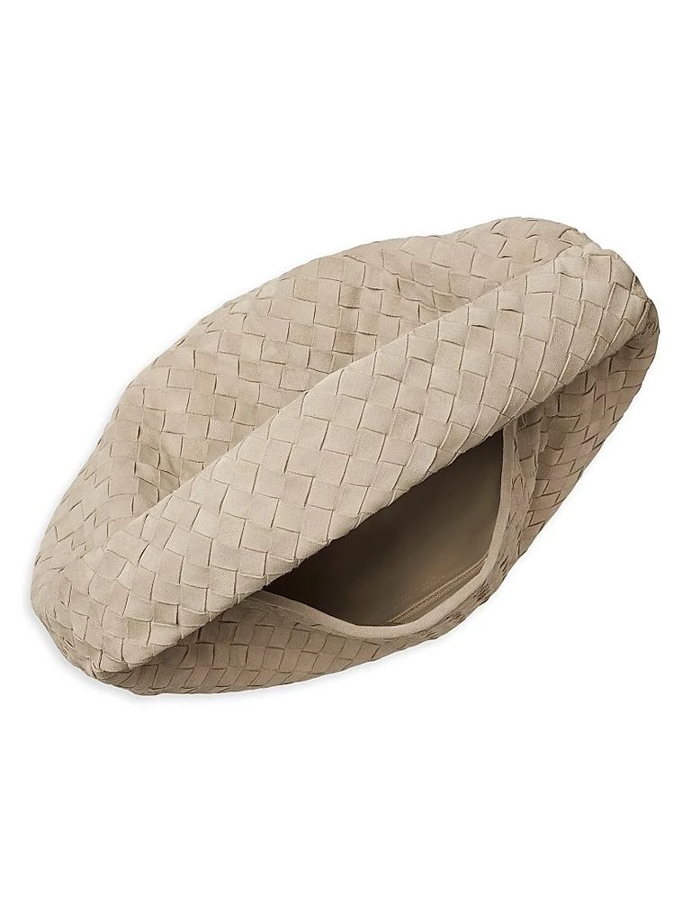 Bottega Veneta Large Hop Intrecciato Suede Hobo Bag 3