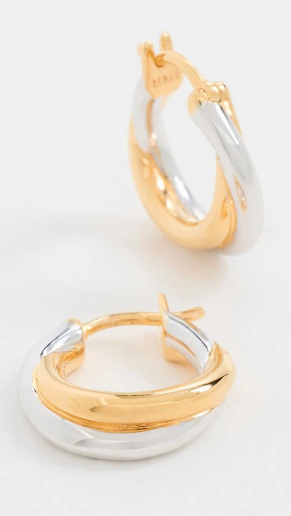 Missoma Lucy Williams Chunky Entwine Small Hoops 3