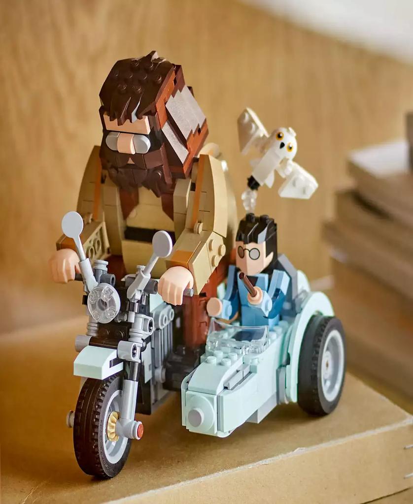 LEGO Harry Potter Hagrid and Harry's Motorcycle Ride Building Toy 76443, 617 Pieces