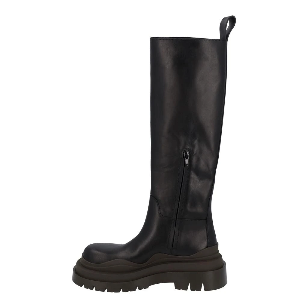 Bottega Veneta Bottega Veneta Women Tire Kneehigh Boots In Black And Camping 1