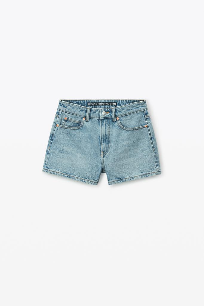 Alexander Wang SHORTY HIGH-RISE SHORT IN DENIM