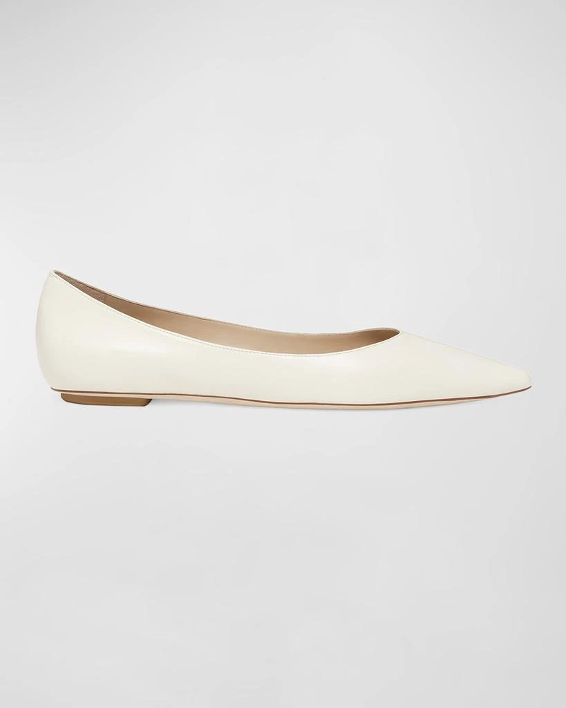 Stuart Weitzman Emilia Leather Ballerina Flats 1