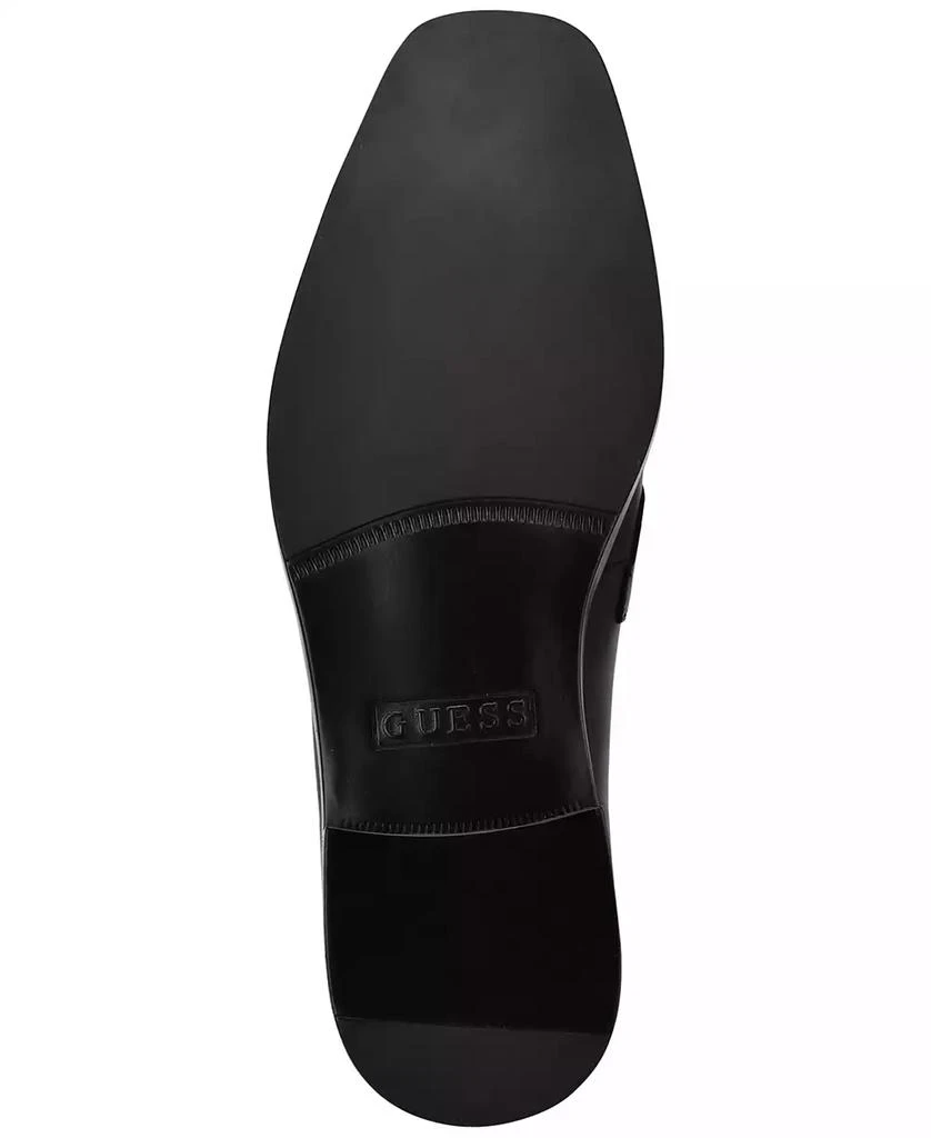 GUESS Men's Hamlin Faux-Leather Slip-On Dress Shoes 4