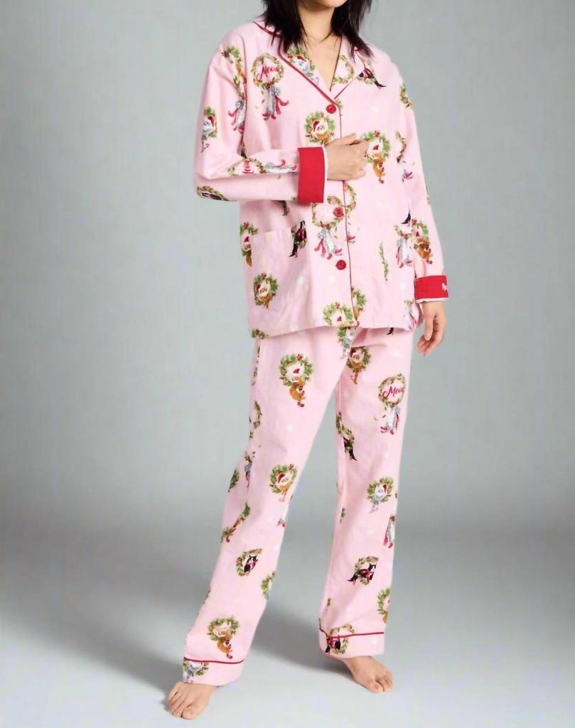 PJ Salvage Pj Salvage - Meowy Catmas Holiday Pajama Set