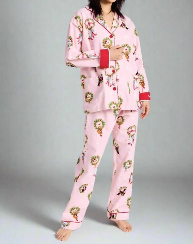 PJ Salvage Pj Salvage - Meowy Catmas Holiday Pajama Set 1