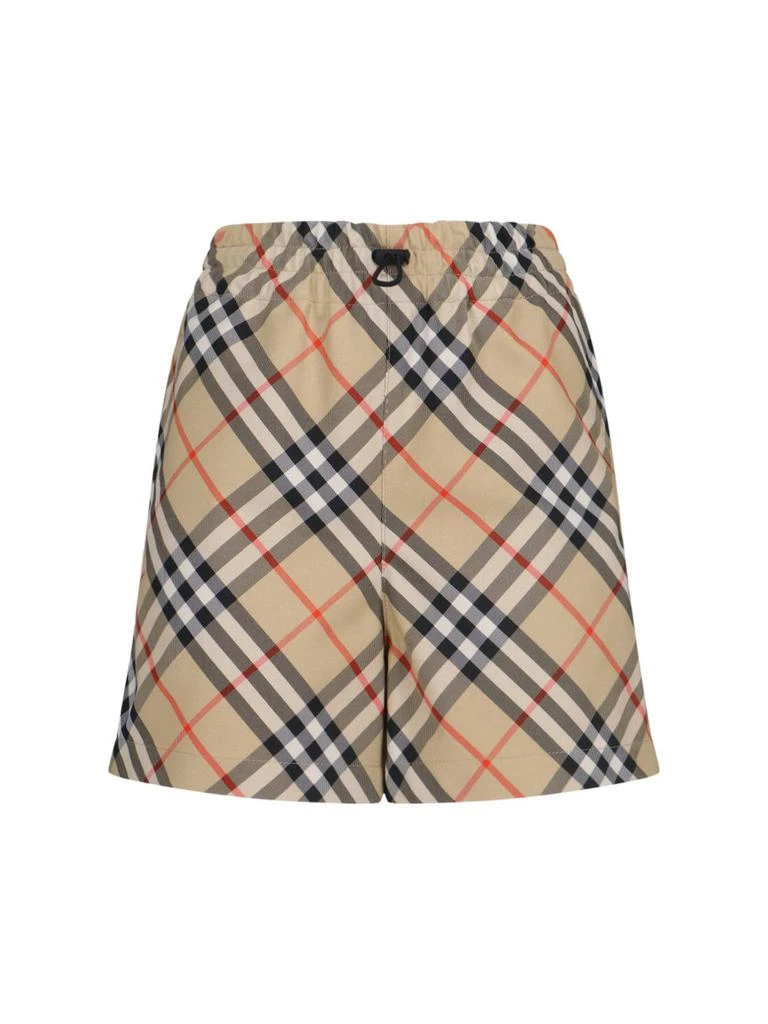 Burberry Burberry EKD Motif Checked Shorts from Cettire