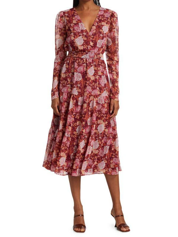 Roxanne Floral Midi-Dress  On Sale Now with Up to 51% Off | Discover  Exclusive Deals & Savings at BeyondStyle  Authentic Wayf women's  apparel|women's|dresses|Women's|a-line with Limited-Time Discounts, Free  Shipping, and Price